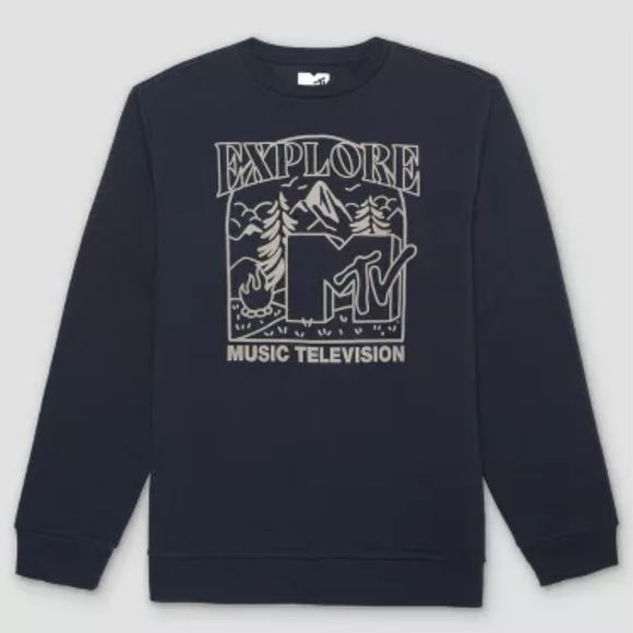 MTV Pullover Graphic Sweatshirt - Picture 1 of 4